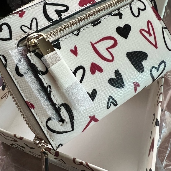 🆕kate spade Staci Scribble Heart Boxed Wallet Card Set $239::NWT:: - Picture 10 of 12